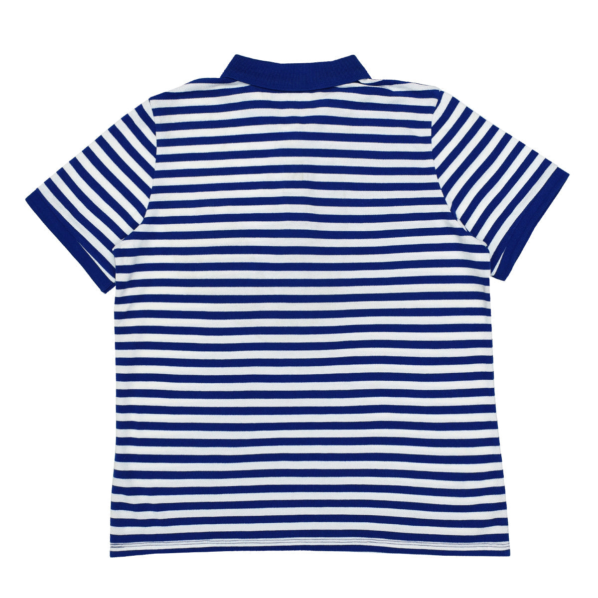 POLO WOMEN -WHITE WITH BLUE STRIPS