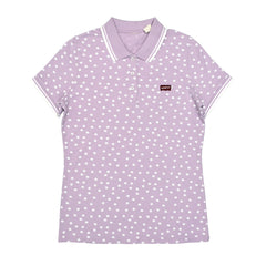 POLO WOMEN -LIGHT PURPLE WITH WHITE FLORAL PRINT
