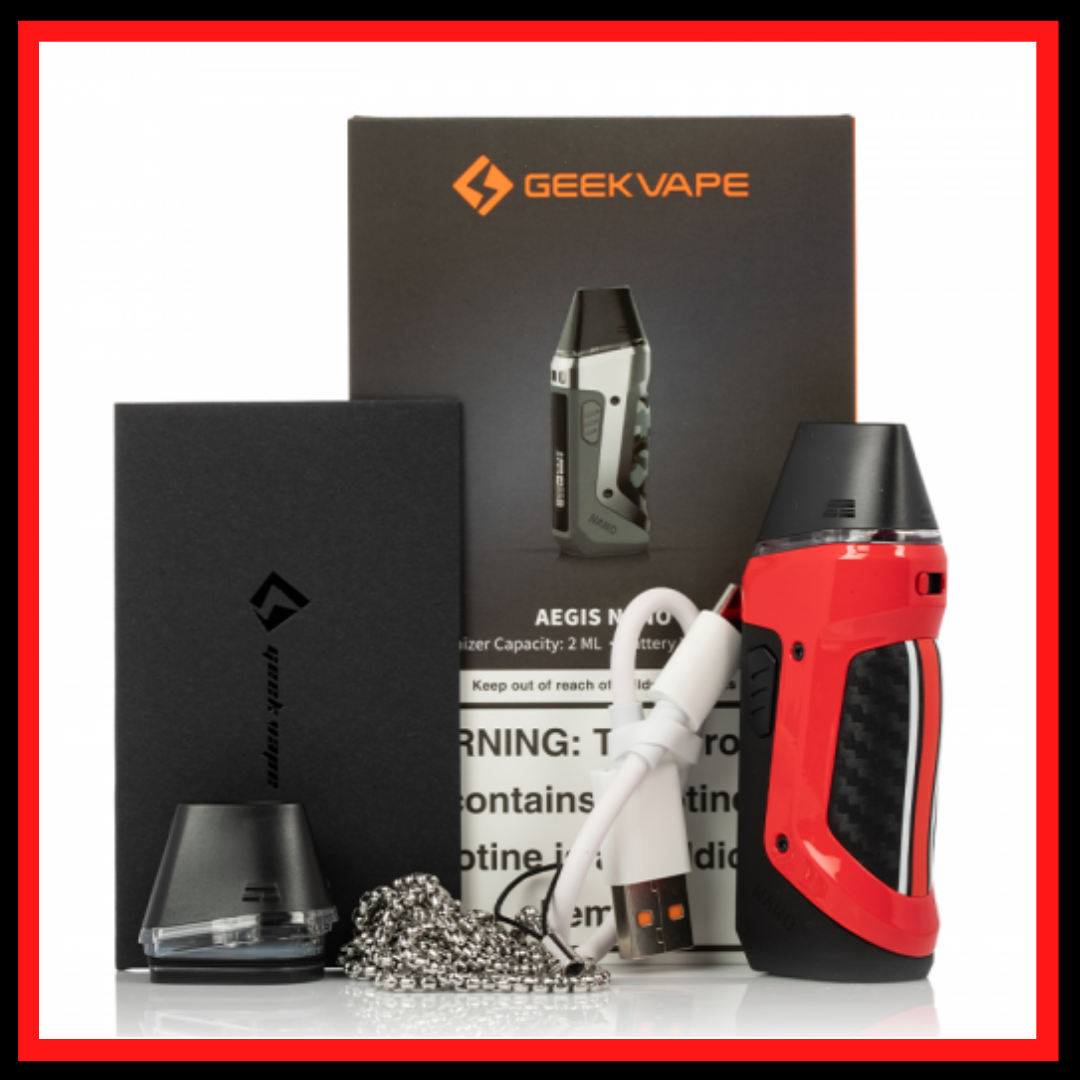 GEEKVAPE AEGIS NANO KIT INCLUDES