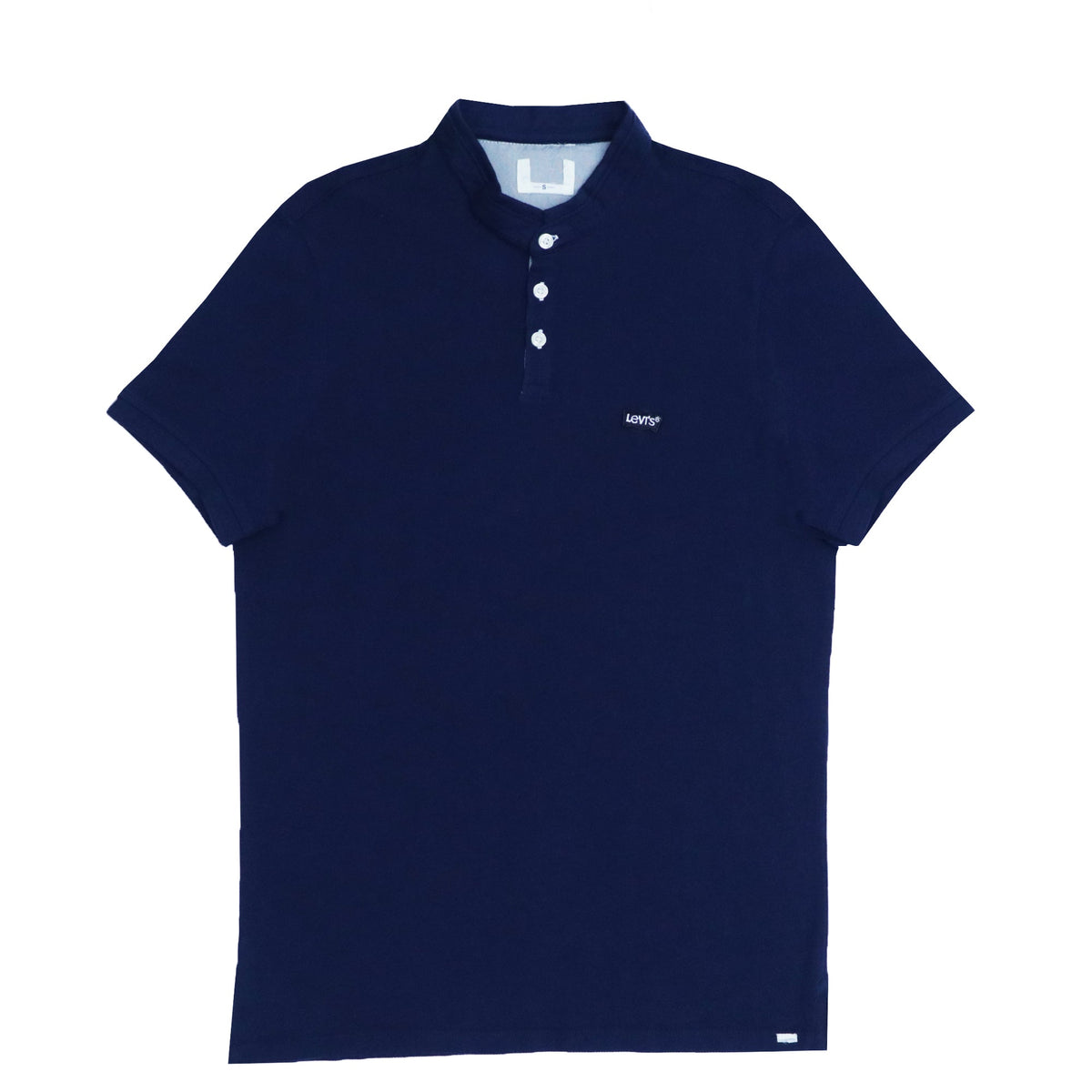 POLO MEN - NAVY BLUE BAND COLLAR
