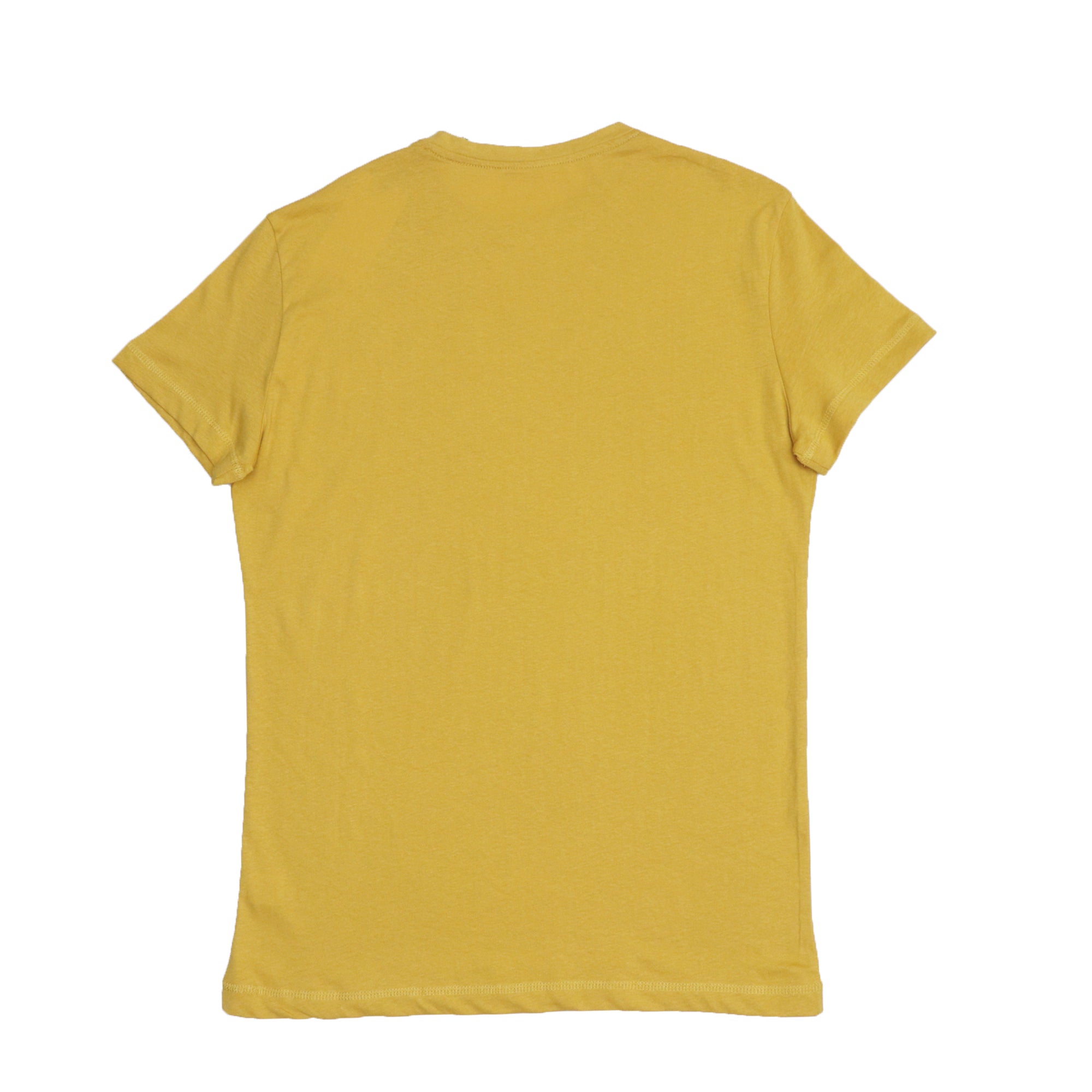 ROUND NECK (MEN) - MUSTARD YELLOW WITH VELVET UPHOLSTERY