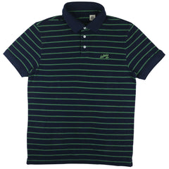 POLO - Blue with Green Stripes