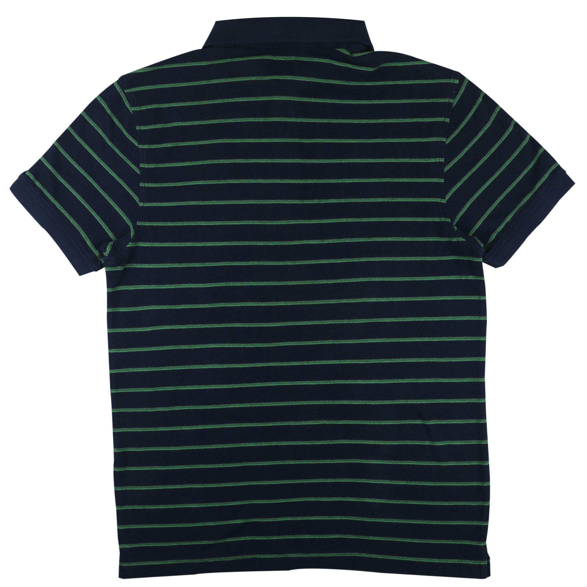 POLO - Blue with Green Stripes