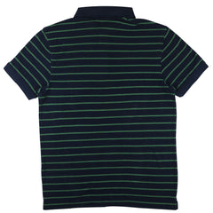 POLO - Blue with Green Stripes