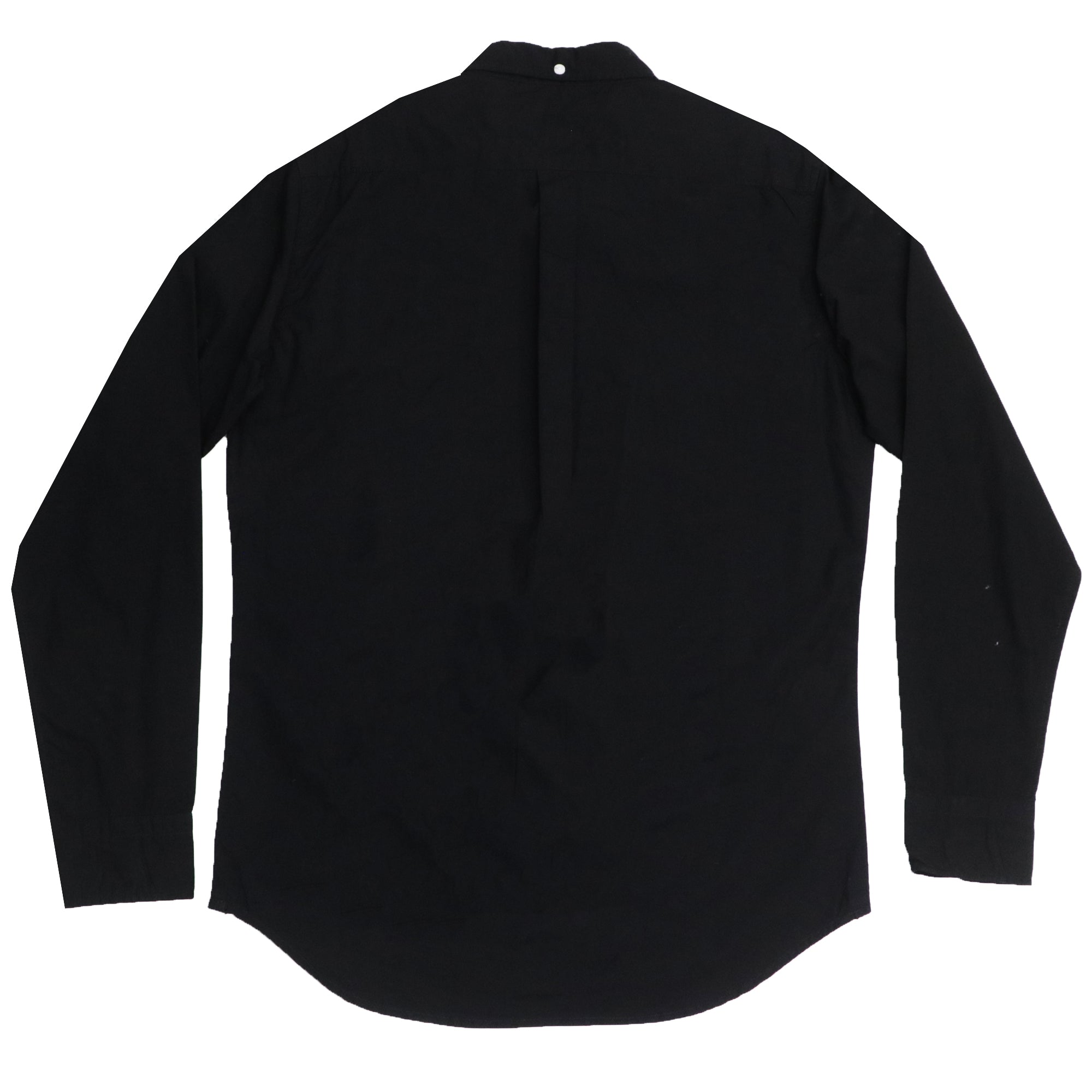 CASUAL SHIRT - BLACK DUAL COLLAR BUTTON