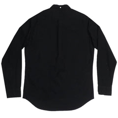 CASUAL SHIRT - BLACK DUAL COLLAR BUTTON