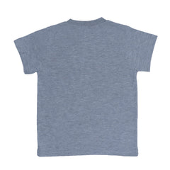 BOYS T- SHIRT FIRE TRUCK-GREY