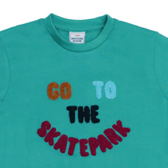 BOYS T- SKATEPARK- SEA GREEN