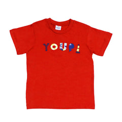 BOYS T- SHIRT YOU DESIGN - RED