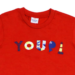 BOYS T- SHIRT YOU DESIGN - RED