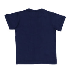 BOYS T- SHIRT TROP FORT-DARK BLUE