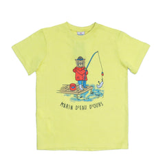 BOYS T- SHIRT MARIN-YELLOW