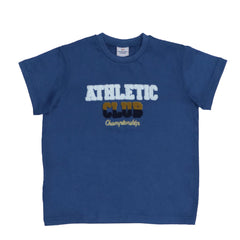 BOYS T- SHIRT ATHLETIC-SEA BLUE