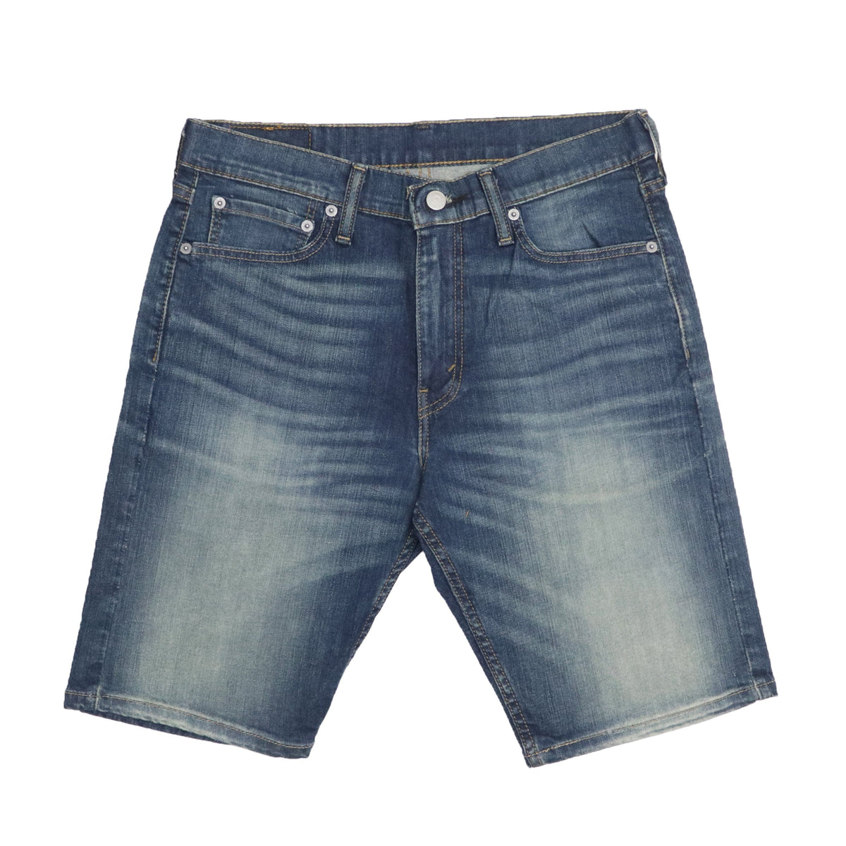 DENIM SHORTS (MEN)  TEAL BLUE