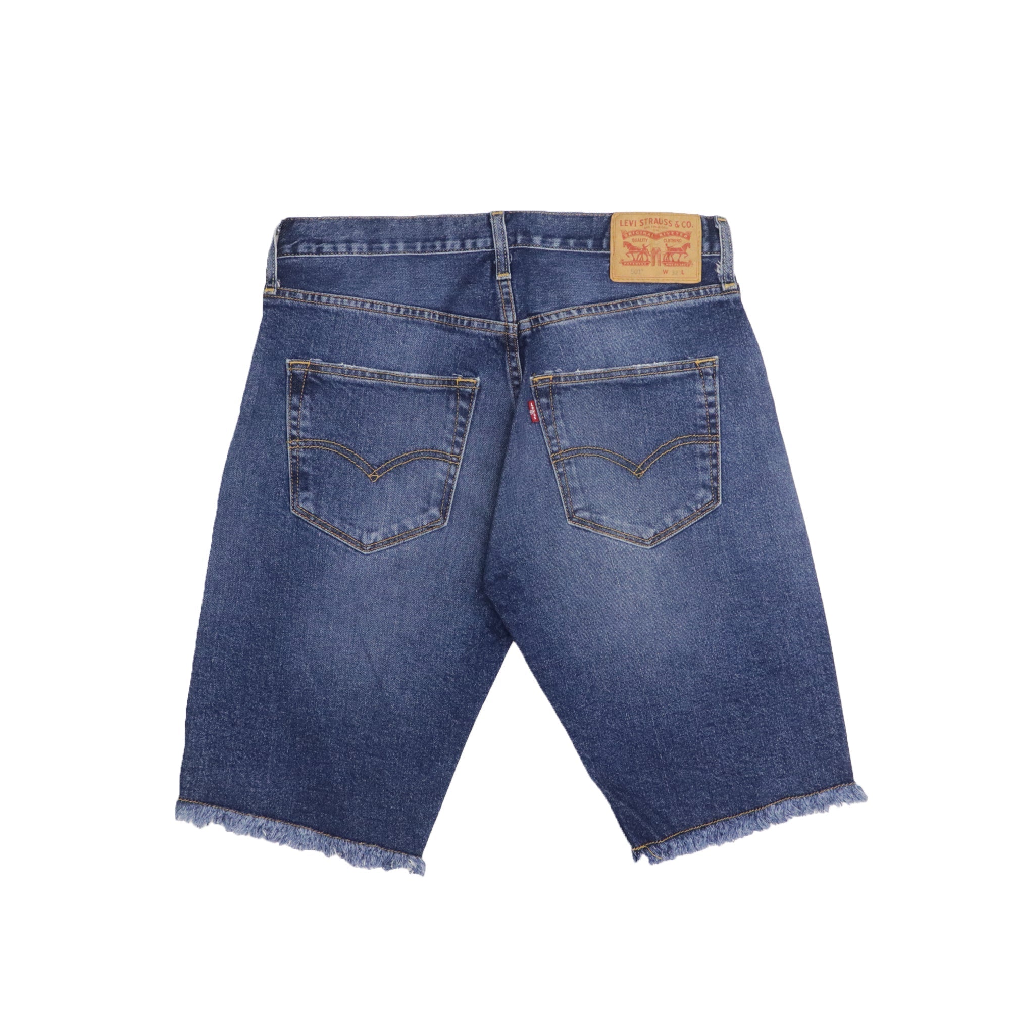 DENIM SHORTS (MEN)   REGULAR BLUE