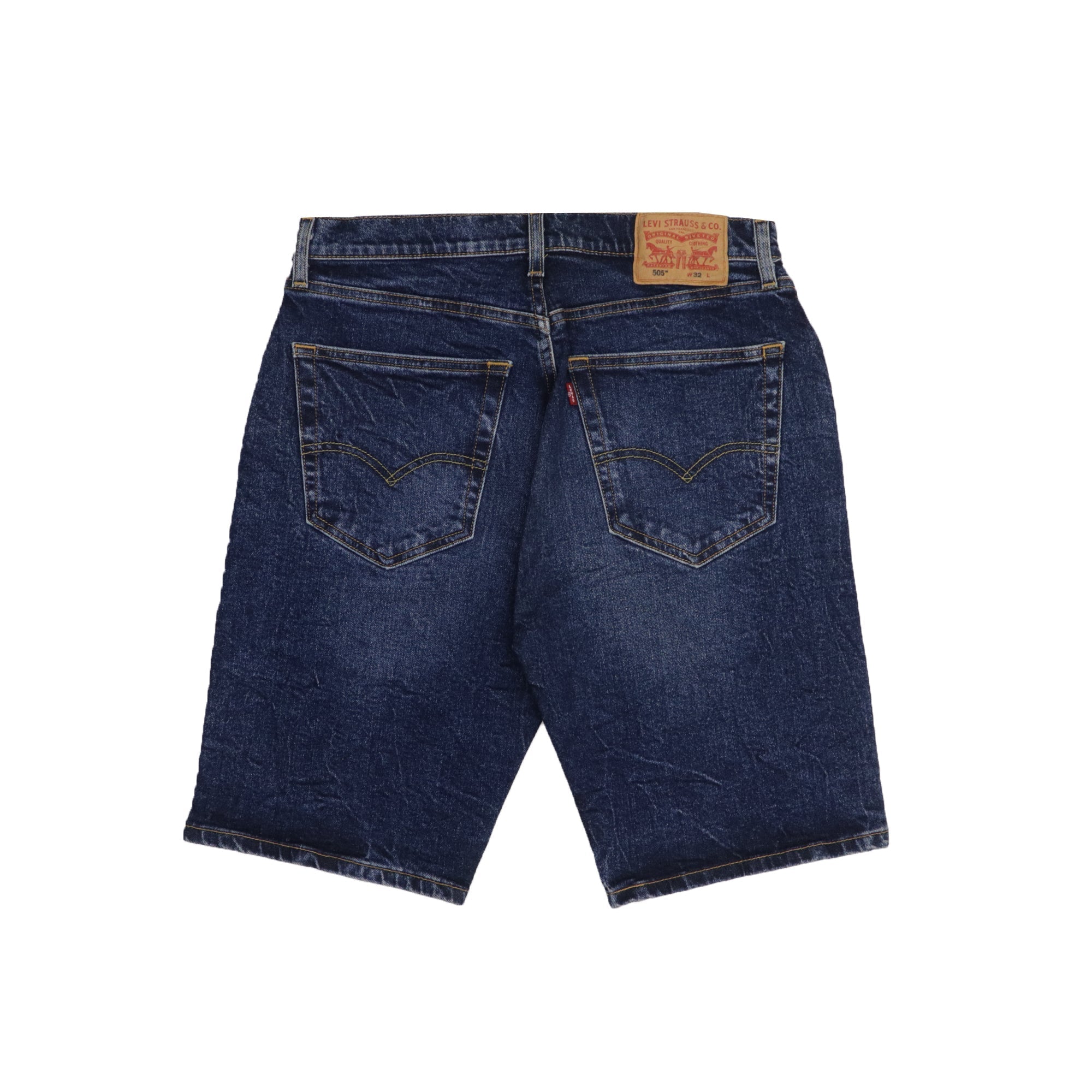 DENIM SHORTS (MEN)  CRISP DENIM BLUE