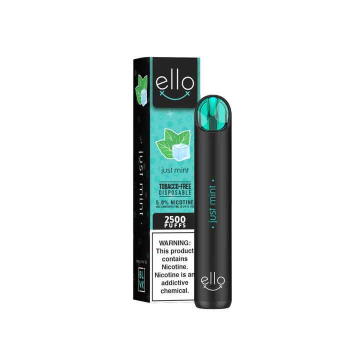 BLVK ELLO JUST MINT DISPOSABLE VAPE