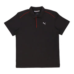 ATHLETIC FIT POLO - GREY WITH RED ACCENTS (MADE IN BANGLADESH)