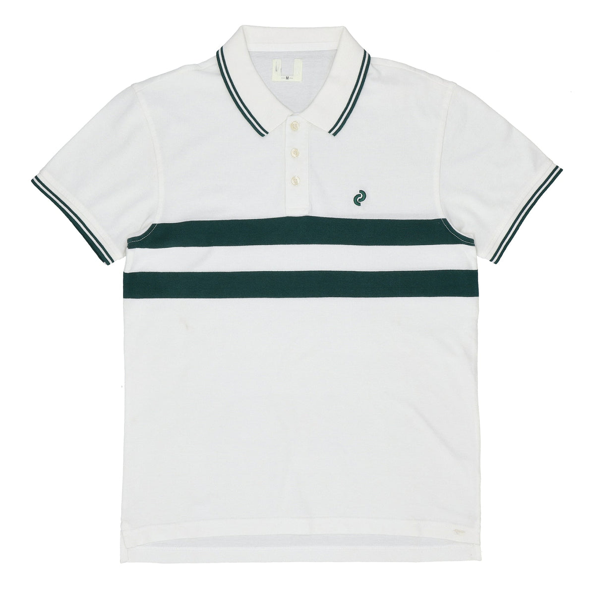 POLO (MEN) - GREEN & WHITE