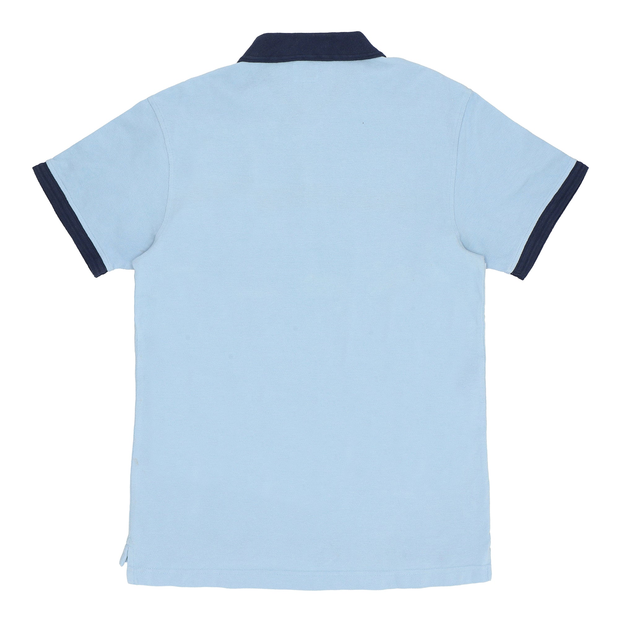 POLO (MEN) - LIGHT BLUE WITH DARK BLUE STRIPES