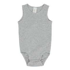 Baby Romper - Heather Grey