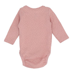 Baby Romper Pink (With Polka Dots)