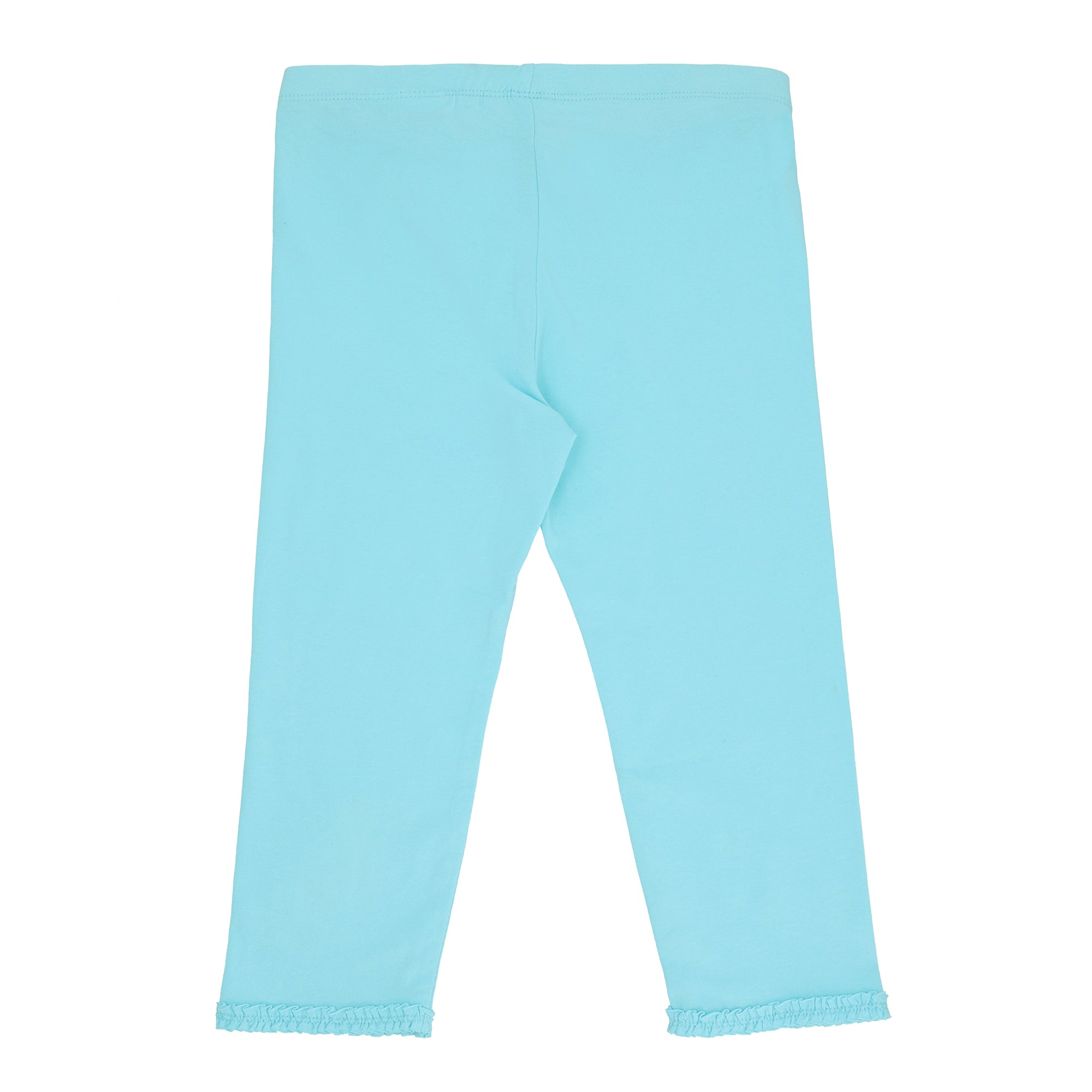 Tights for Girls - Aqua Blue
