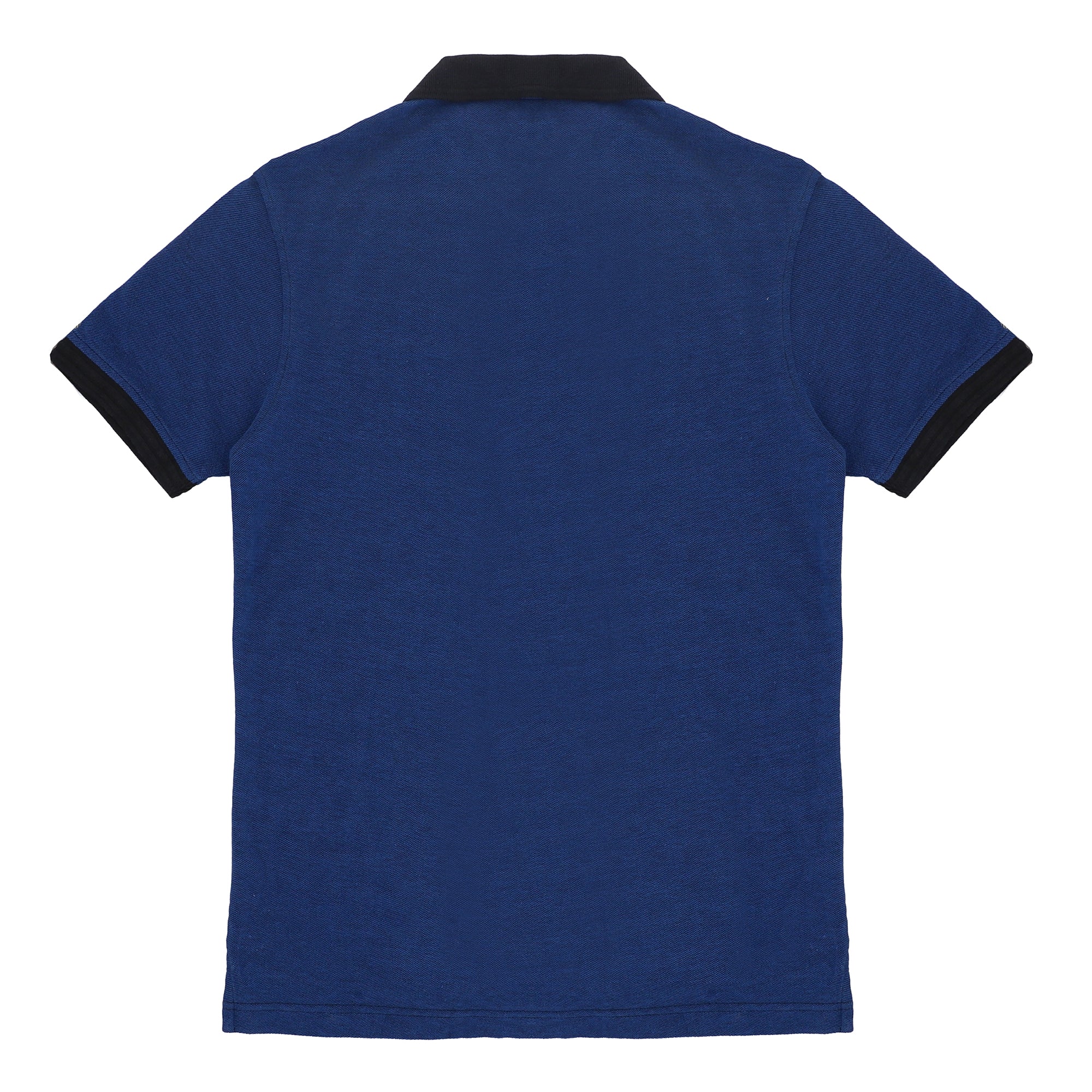 POLO Blue with Black Collar