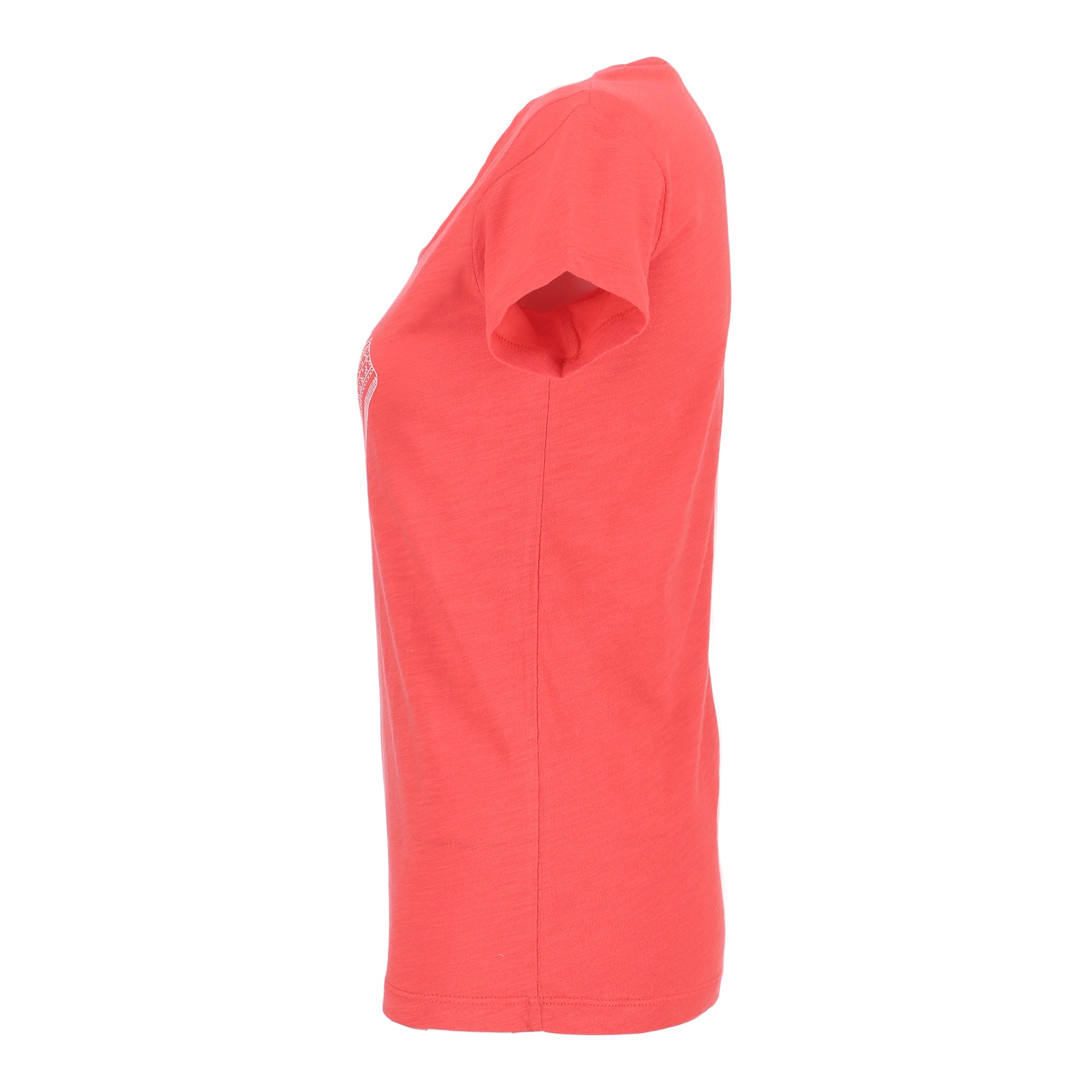 T-SHIRT (WOMEN) -Pink  (Orangish)