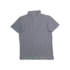 POLO (MEN) - GREY WITH THIN BLACK STRIPS
