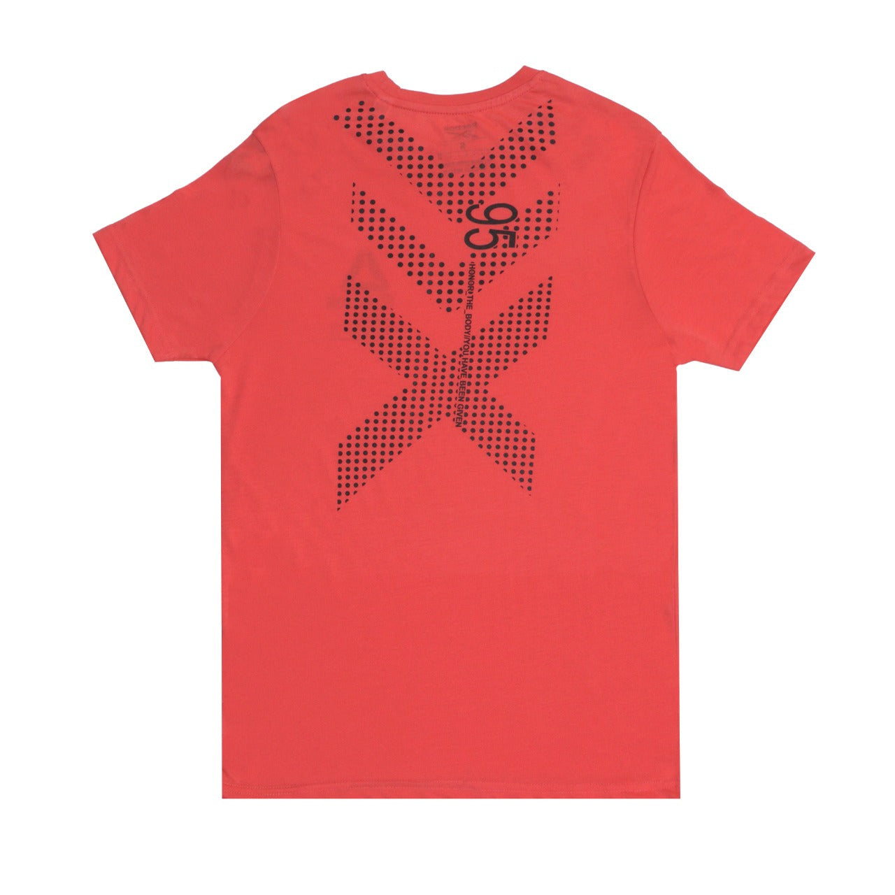 ROUND NECK (MEN) - REDISH ORANGE (HONOR THE BODY)