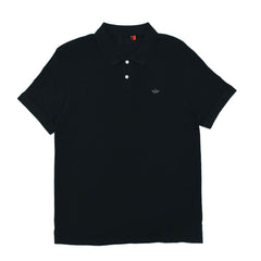 POLO MEN (MEN) - PLAIN BLACK