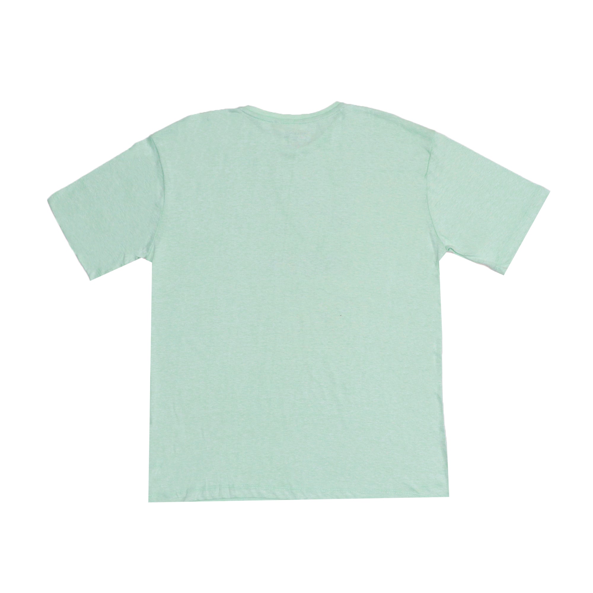 ROUND NECK (MEN) - SEA GREEN WITH BLUE PRINT (CALIFORNIA)