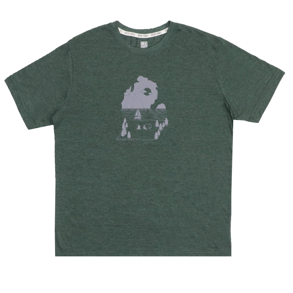 ROUND NECK (MEN) - DARK GREEN