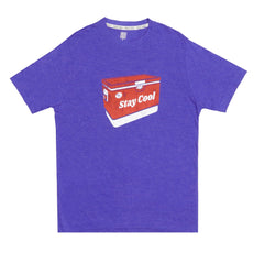 ROUND NECK (MEN) - VIOLET BLUE (STAY COOL)