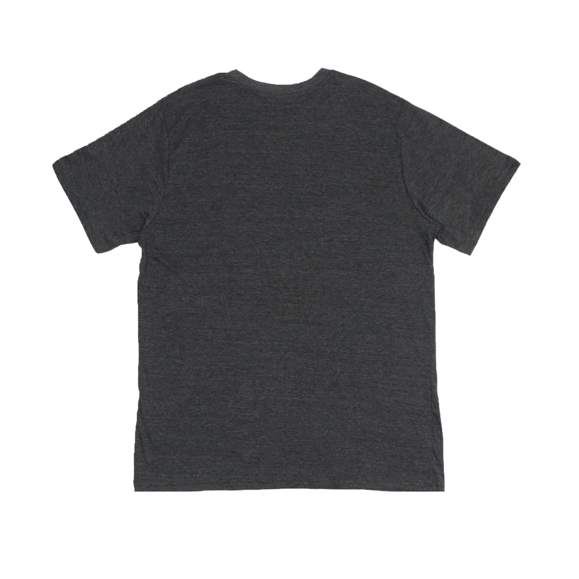 ROUND NECK (MEN) - CHARCOAL GREY WITH WHITE PRINT (GREAT LAKES) - 2