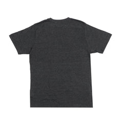 ROUND NECK (MEN) - CHARCOAL GREY WITH WHITE PRINT (GREAT LAKES)