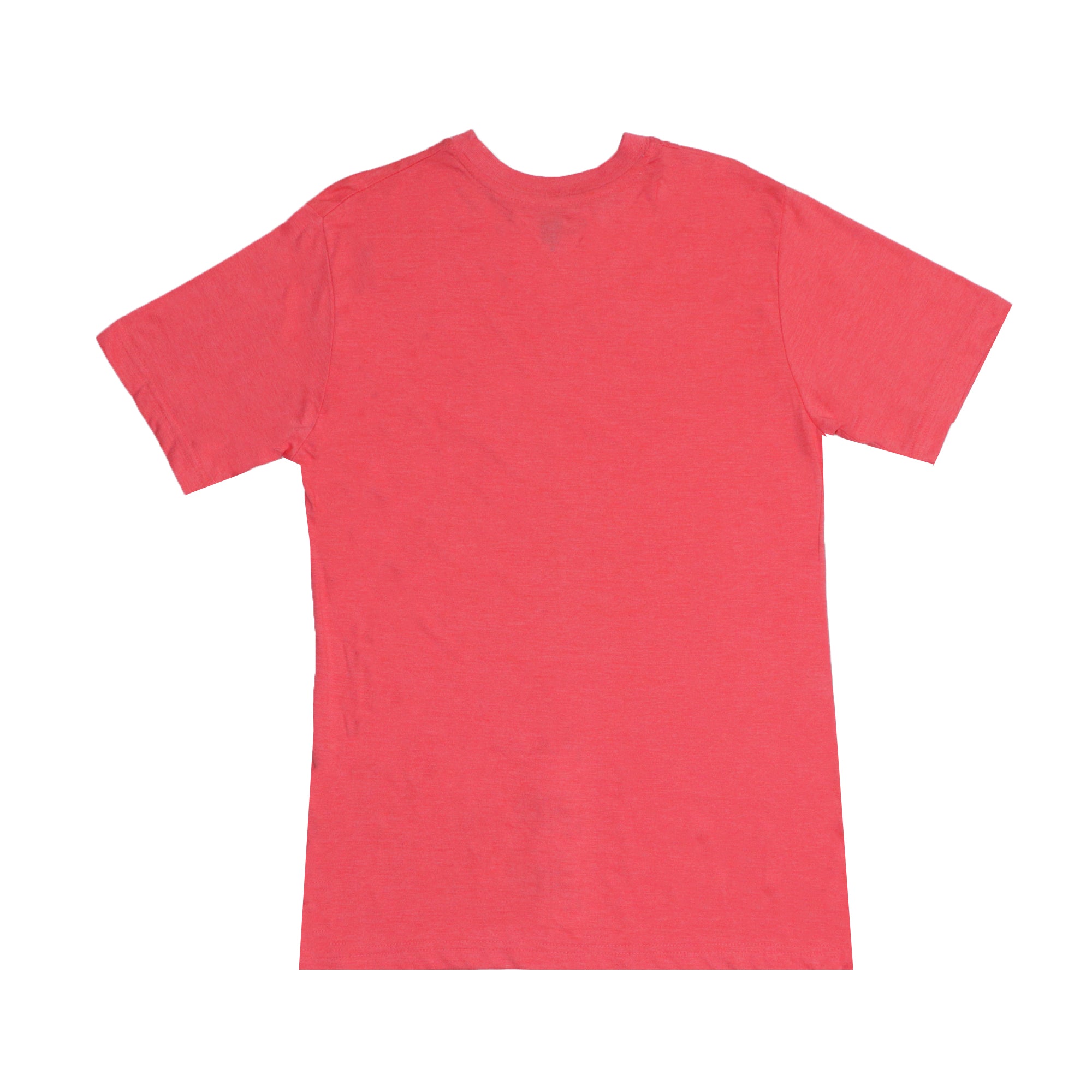 ROUND NECK (MEN) - PINK WITH WHITE PRINT (CHARLE VOIX)