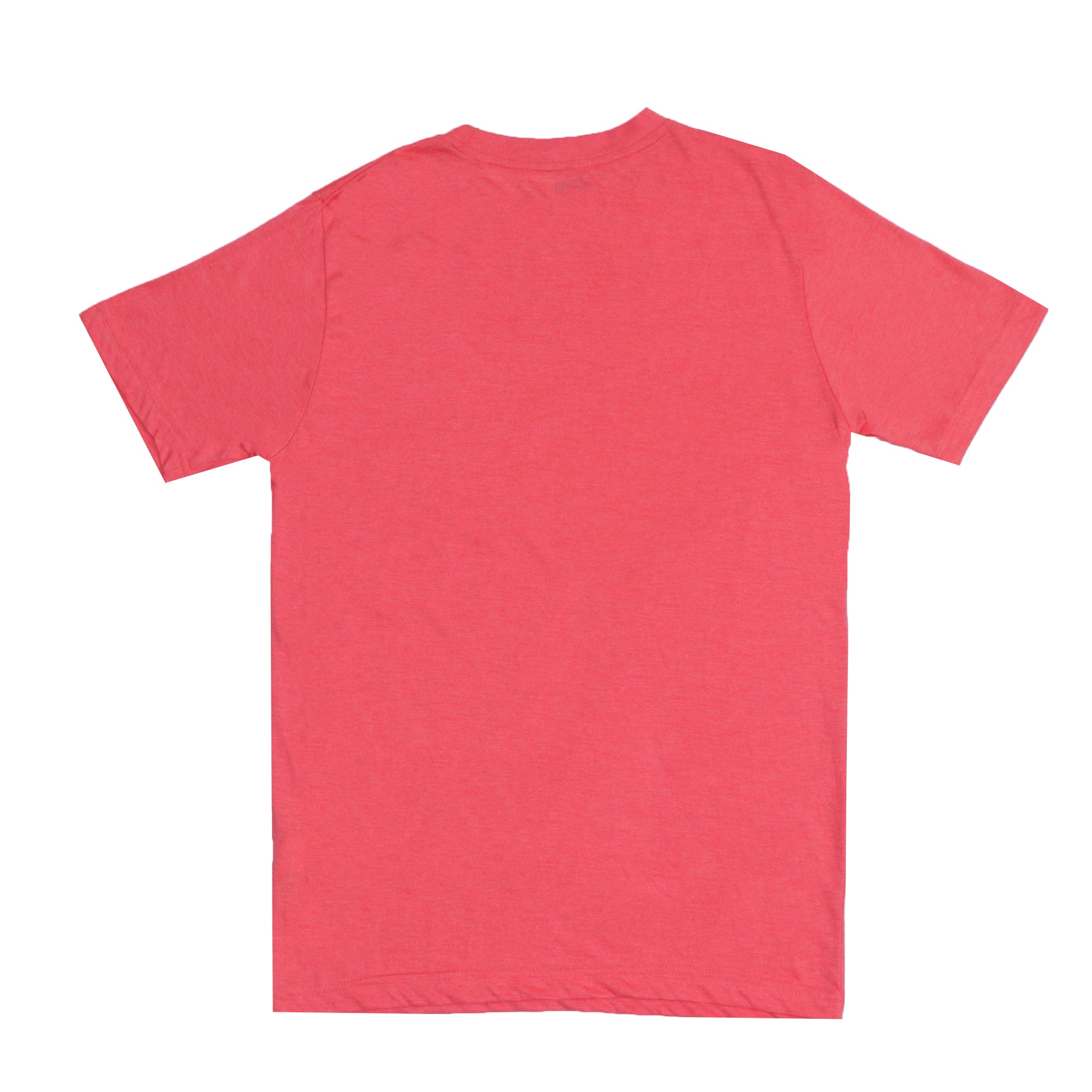 ROUND NECK (MEN) - PINK WITH WHITE PRINT (UNSALTED)