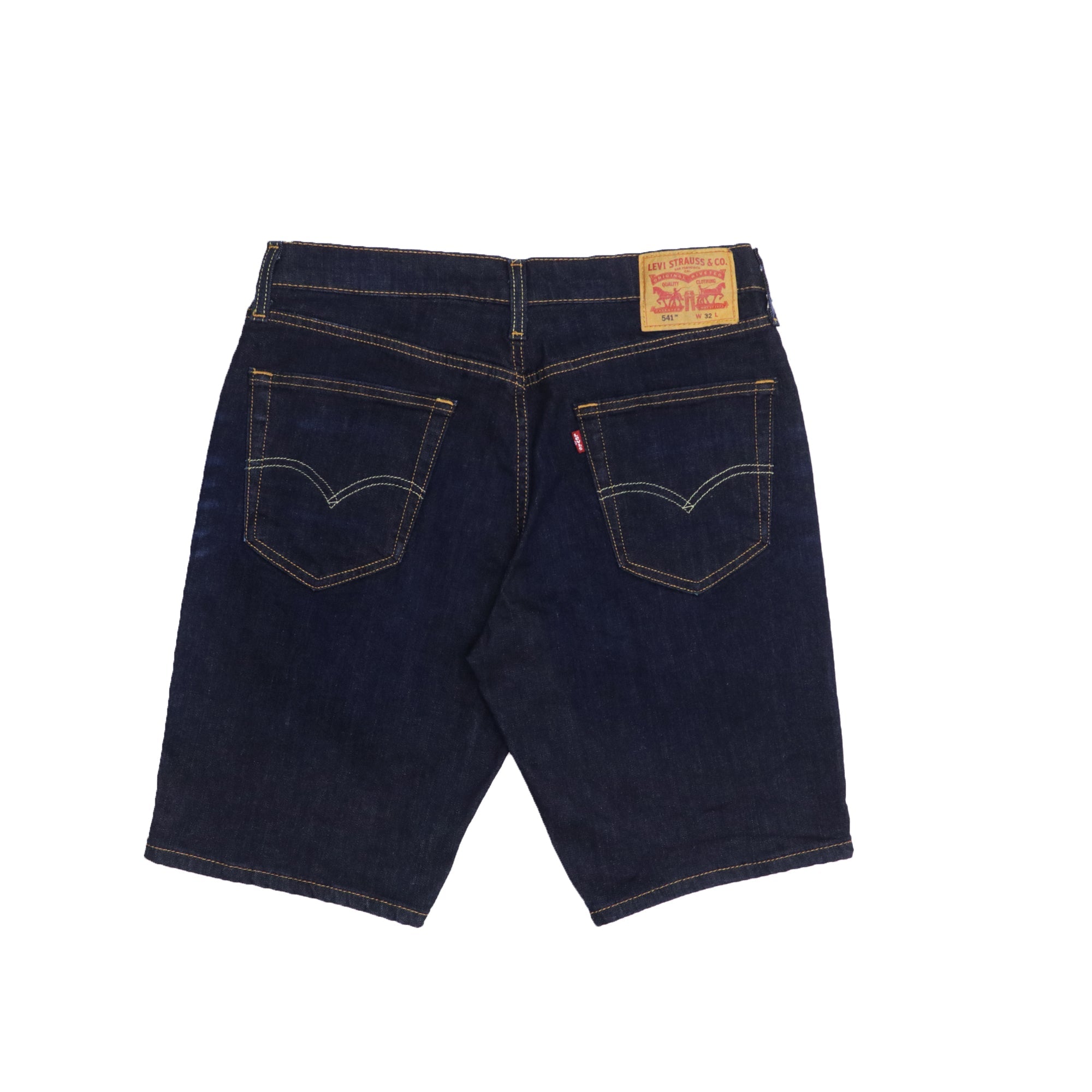 DENIM SHORTS (MEN) - DEEP BLUE PLAIN