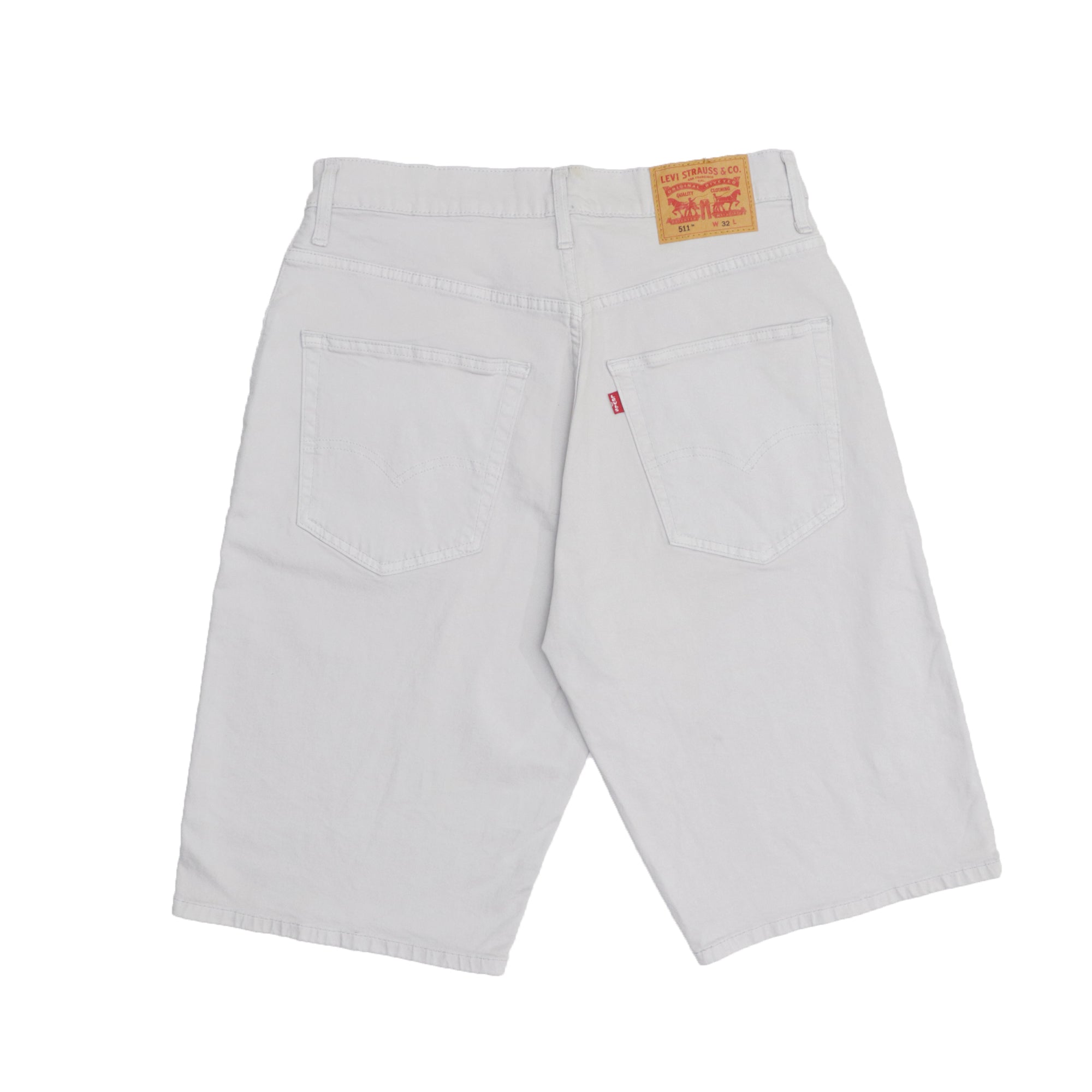 DENIM SHORTS (MEN) - OFF WHITE