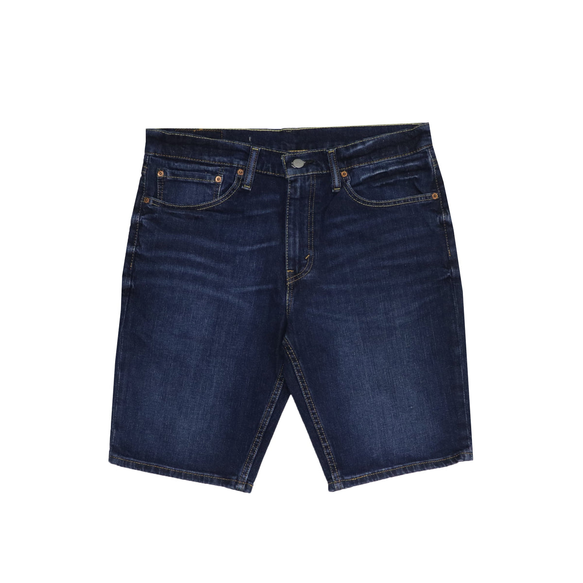 DENIM SHORTS (MEN) - MID DARK BLUE