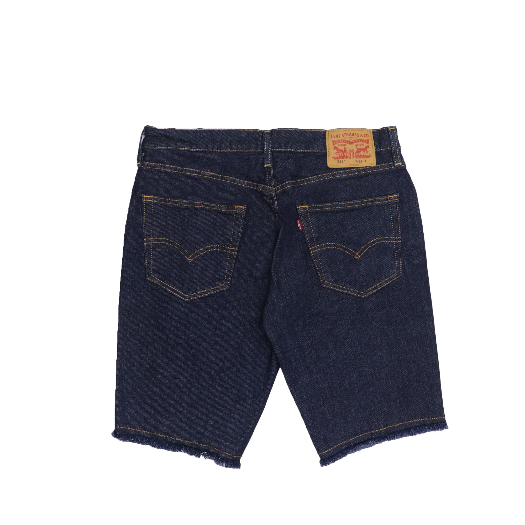 DENIM SHORTS (MEN) - DENIM BLUE BOTTOM SHOWER