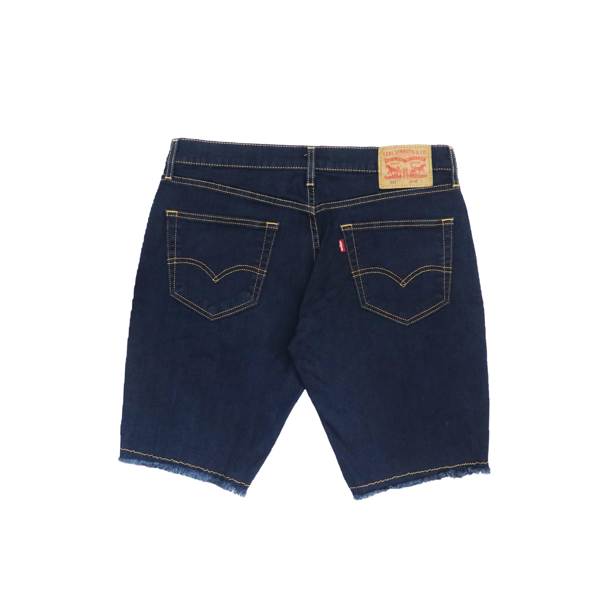 DENIM SHORTS (MEN) - DARK PASTEL BLUE