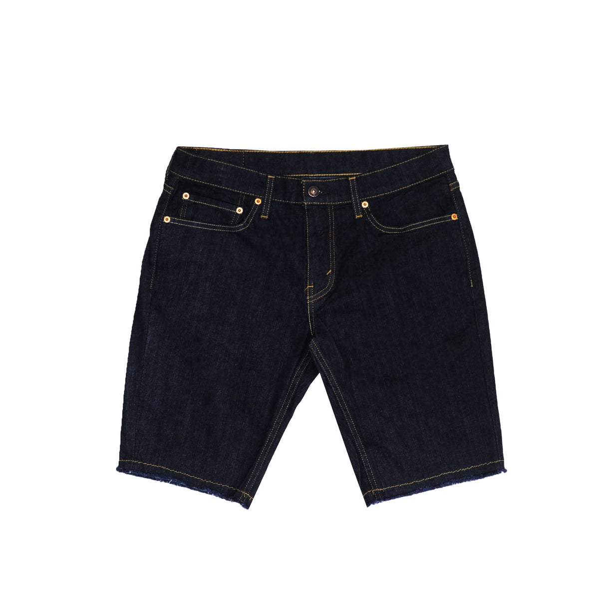 DENIM SHORTS (MEN) - DARK HEATHER BLUE