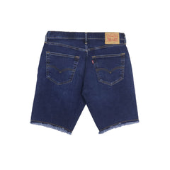 DENIM SHORTS (MEN) - PLAIN SHADED BLUE BOTTOM SHOWER