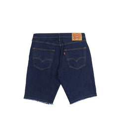 DENIM SHORTS (MEN) - PLAIN DARK BLUE BOTTOM SHOWER