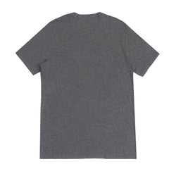 ROUND NECK (MEN) - DARK GREY WITH GREY PRINT