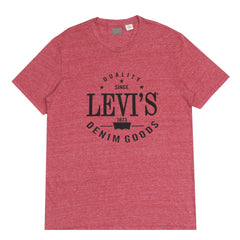 ROUND NECK (MEN) - LIGHT HEATHER RED