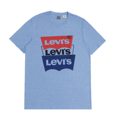 ROUND NECK (MEN)- LIGHT HEATHER BLUE (RBB)